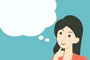 Woman in 6 gestures, a Healthcare Illustration by Smiley Creative (Thumbnail 6 of 7)