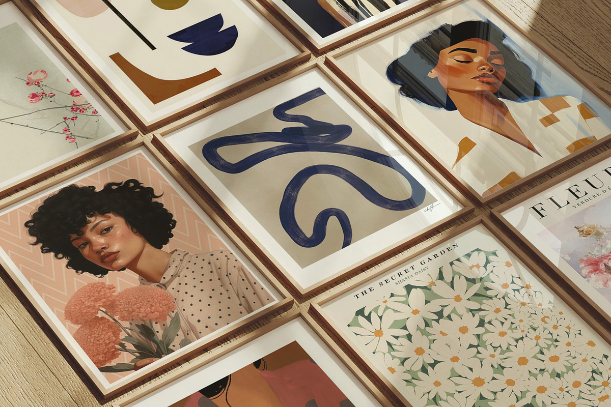 Animated Frame Set Mockup Video, an Advertising Mockup by YimuMockupStore (Photo 2 of 8)