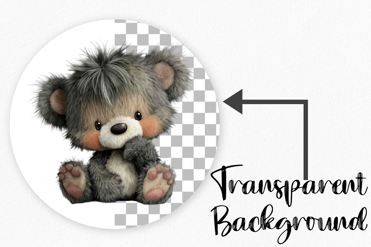 Watercolor Baby Animal PNG Clipart, an Illustration by Canvas Craft (Photo 4 of 8)