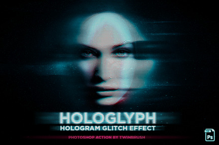 Hologlyph - Hologram Glitch Effect