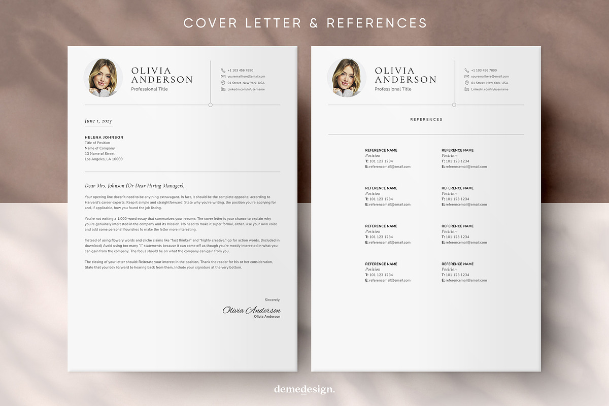 Resume Template - Word & Pages preview 4