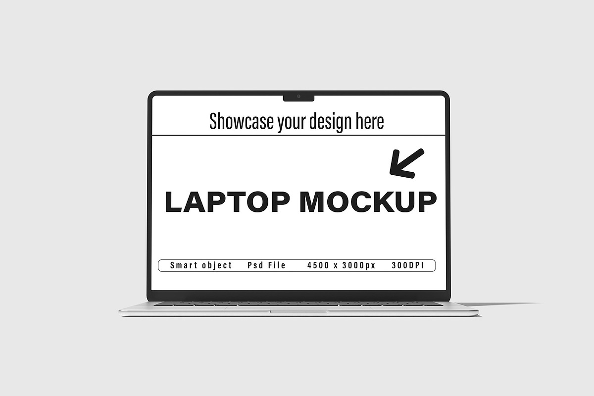 Isometric laptop mockup, a Mac Mockup by Graphicbars (Photo 3 of 20)