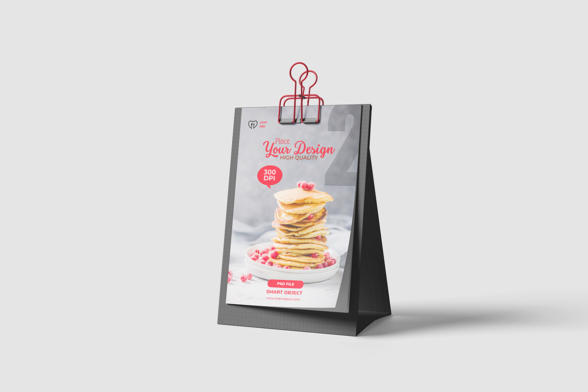 Modern Table Tent Mockup, an Advertising Mockup by bimockup (Photo 3 of 6)