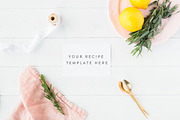 BUNDLE - Recipe card mockups x 10+1, a Product Mockup by White Hart Co. (Thumbnail 3 of 4)