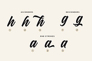 Kaleidos, a Script Font by Mika Melvas (Thumbnail 6 of 7)