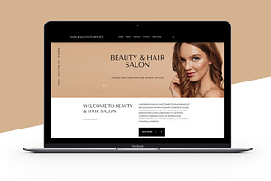 Beauty & Hair Salon Squarespace 7.1