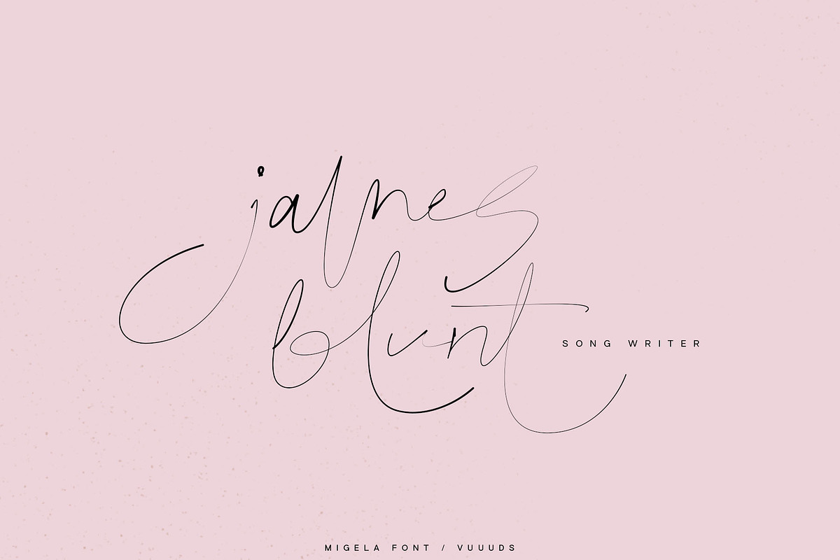Migela Font, a Handwritten Font by vuuuds (Photo 7 of 9)