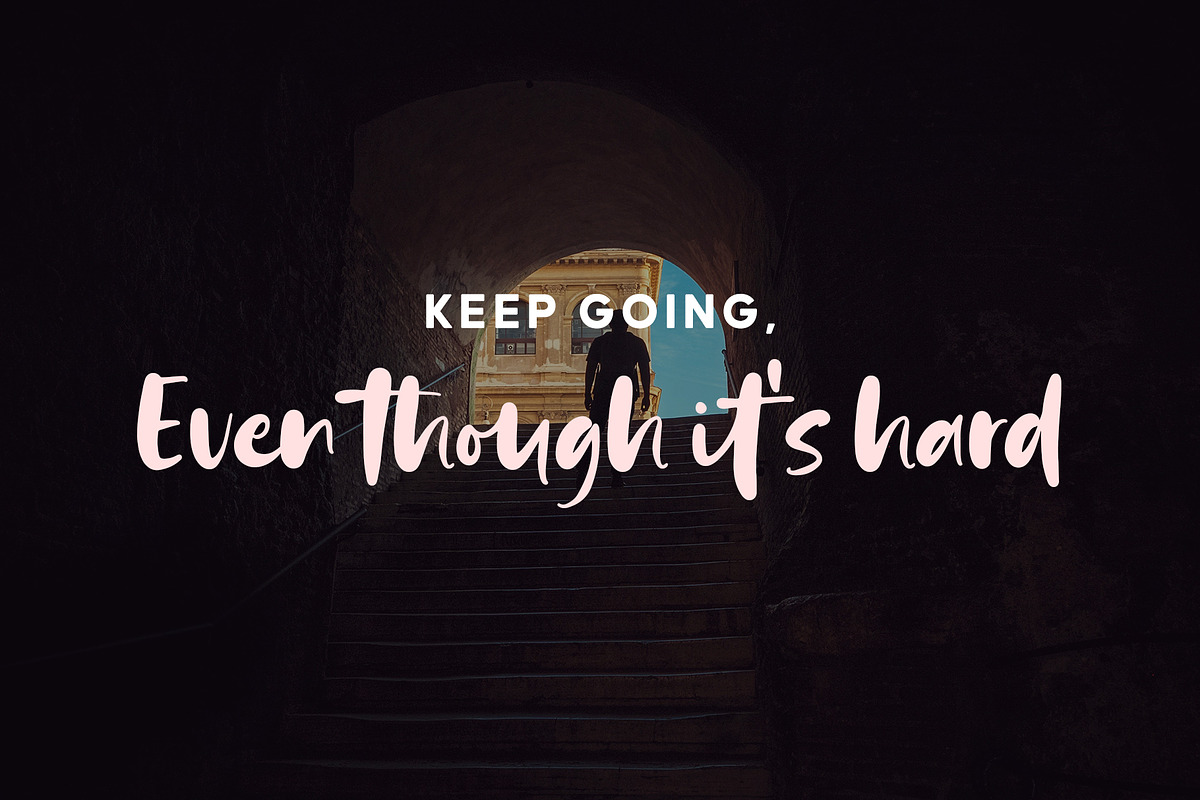 Bounches Font, a Script Font by trustha (Photo 2 of 14)