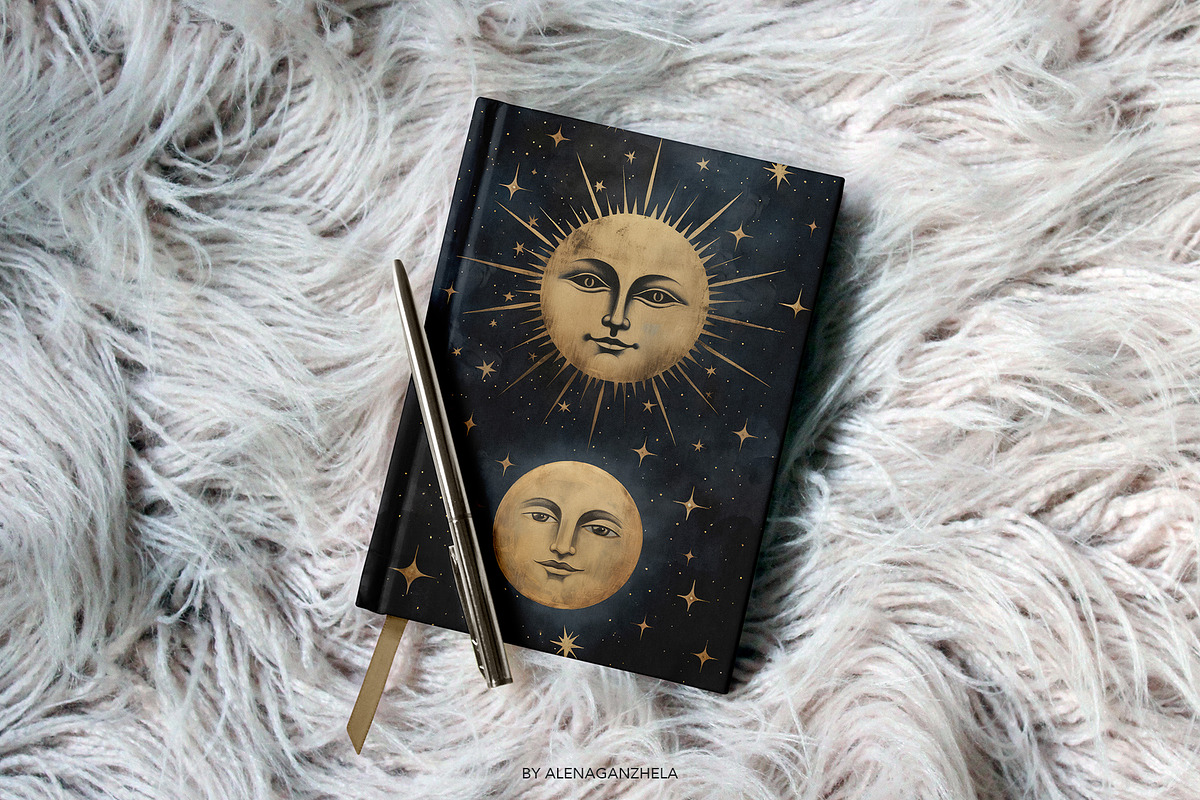 DARK TALES whimsical art prints, a Background Graphic by alenaganzhela (Photo 9 of 12)
