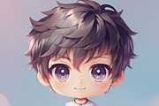 Procreate Chibi Male Clothes Stamps, a Brush Add-On by OneBerryCreations (Thumbnail 3 of 9)