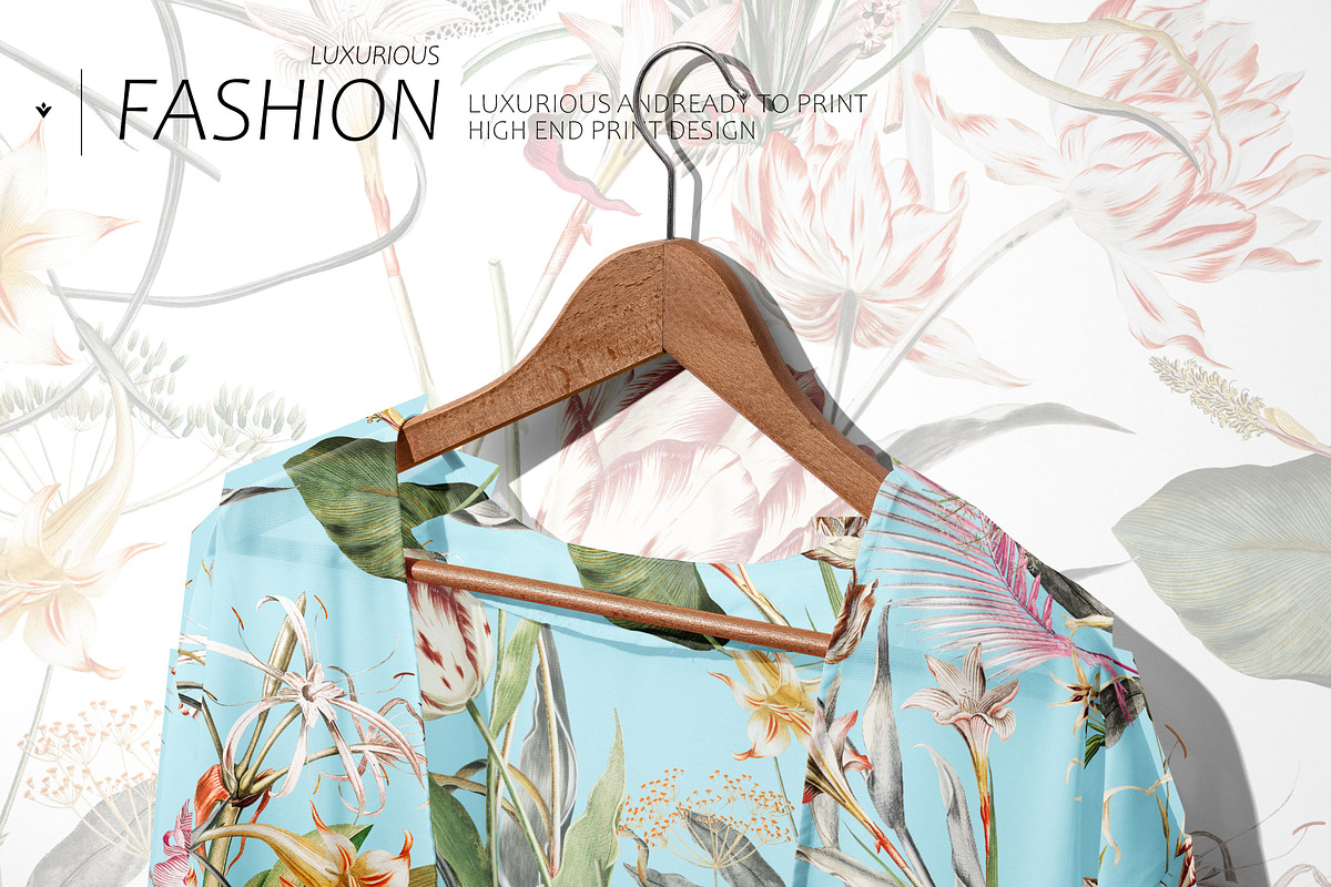 Antique Plumage – Botanical Pattern, a Pattern Graphic by YARROO (Photo 5 of 10)