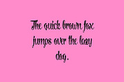 Lovely Madness, a Script Font by Mirco Zett (Thumbnail 3 of 5)