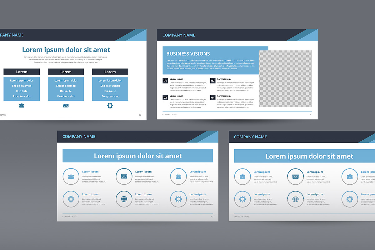 Minimal Business Presentation Template preview 4