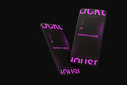 Phone mockup - darkmode & lightmode, an iPhone Mockup by MockupHouse (Thumbnail 1 of 2)