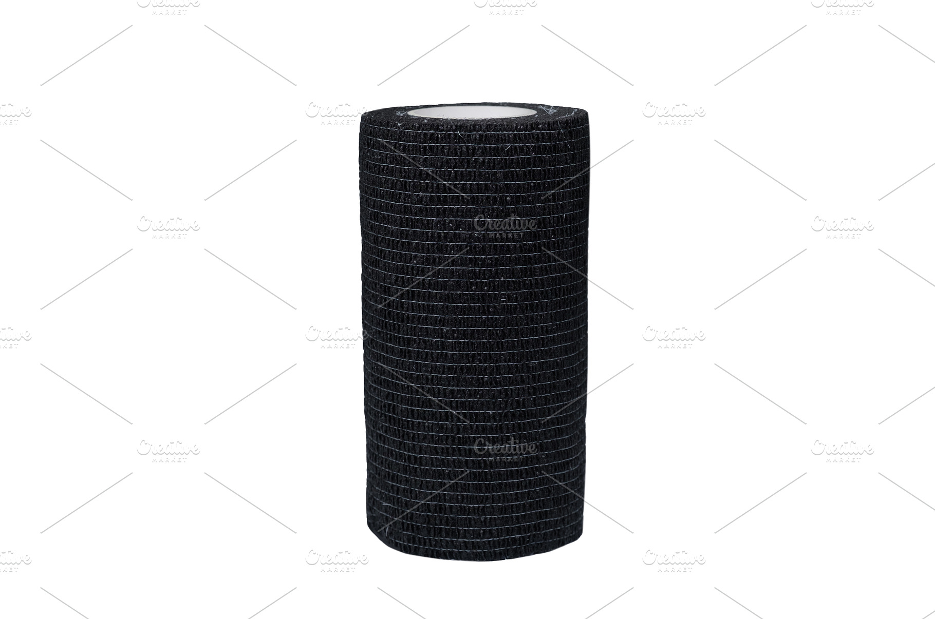 Black cohesive bandage roll isolated, a Health & Medical Photo by Rohan Photography