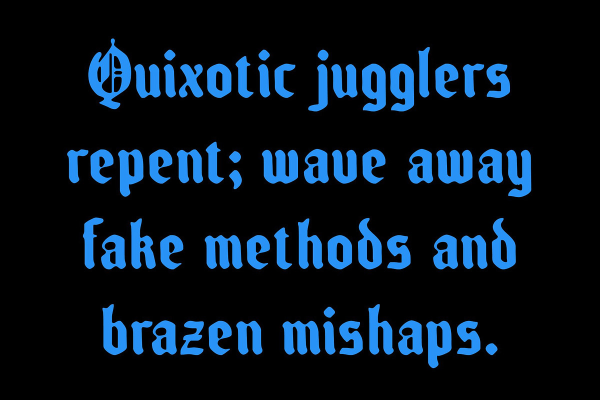 CS Saunter Drawn, a Blackletter Font by Craft Supply Co. (Photo 3 of 8)