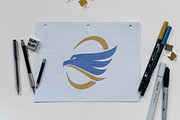 Circle Eagle Hawk Falcon Bird Logo, a Branding & Logo Template by jongcreative (Thumbnail 3 of 4)