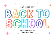 Simple Book - Playful Display Font, a Handwritten Font by KiddoGlyphs Studio (Thumbnail 3 of 3)