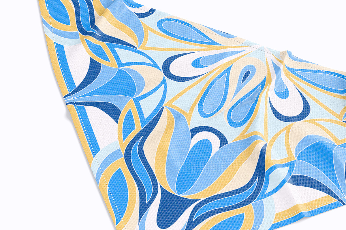 Psychedelic Retro Tile Pattern, a Pattern Graphic by ASTUDIO (Photo 6 of 8)