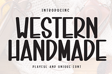 Western Handmade | Script Font