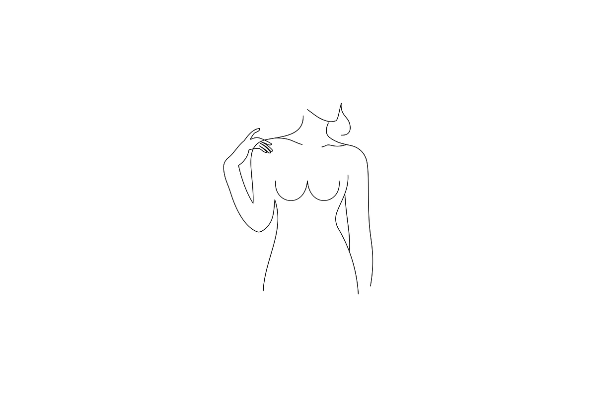 Line Art Woman Beauty Logo, a Branding & Logo Template by Luxury Logos (Photo 3 of 4)