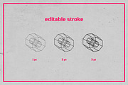 3D Wireframe Shapes | set 3, an Object Graphic by MaximGertsen (Thumbnail 6 of 7)