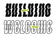 CS Brixton Rippled, a Sans Serif Font by Craft Supply Co. (Thumbnail 3 of 8)