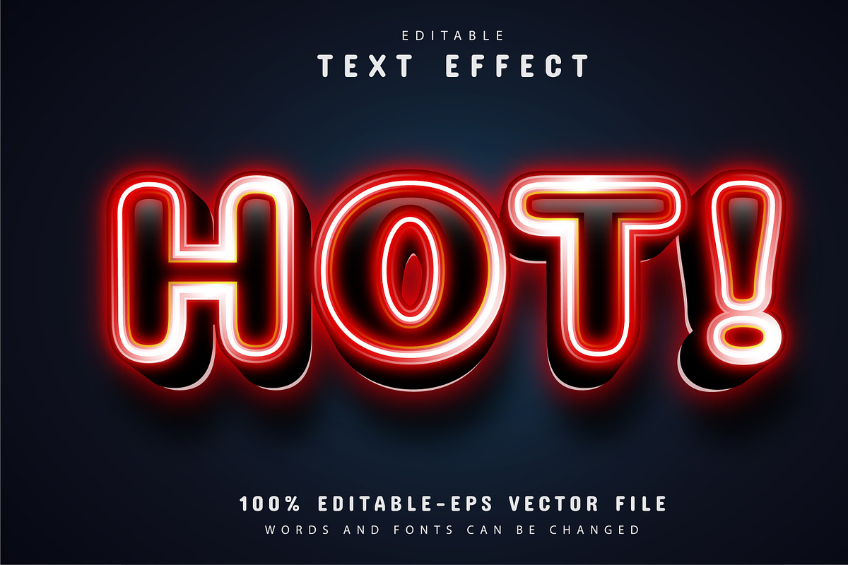 40 Neon text effect editable Vol 2, a Plug-in Add-On by Aglonemadesign (Photo 19 of 25)