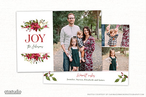 Christmas Card Template CC302