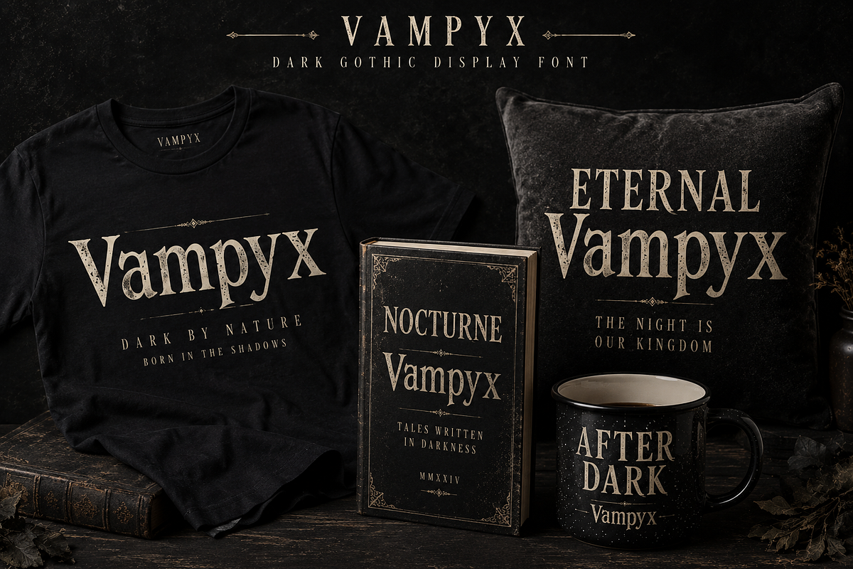 Vampyx, a Serif Font by Wow Magic (Photo 2 of 5)