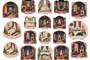 Astro Abode Zodiac Room Clipart, an Object Graphic by Jakayla Digital Co (Thumbnail 15 of 30)
