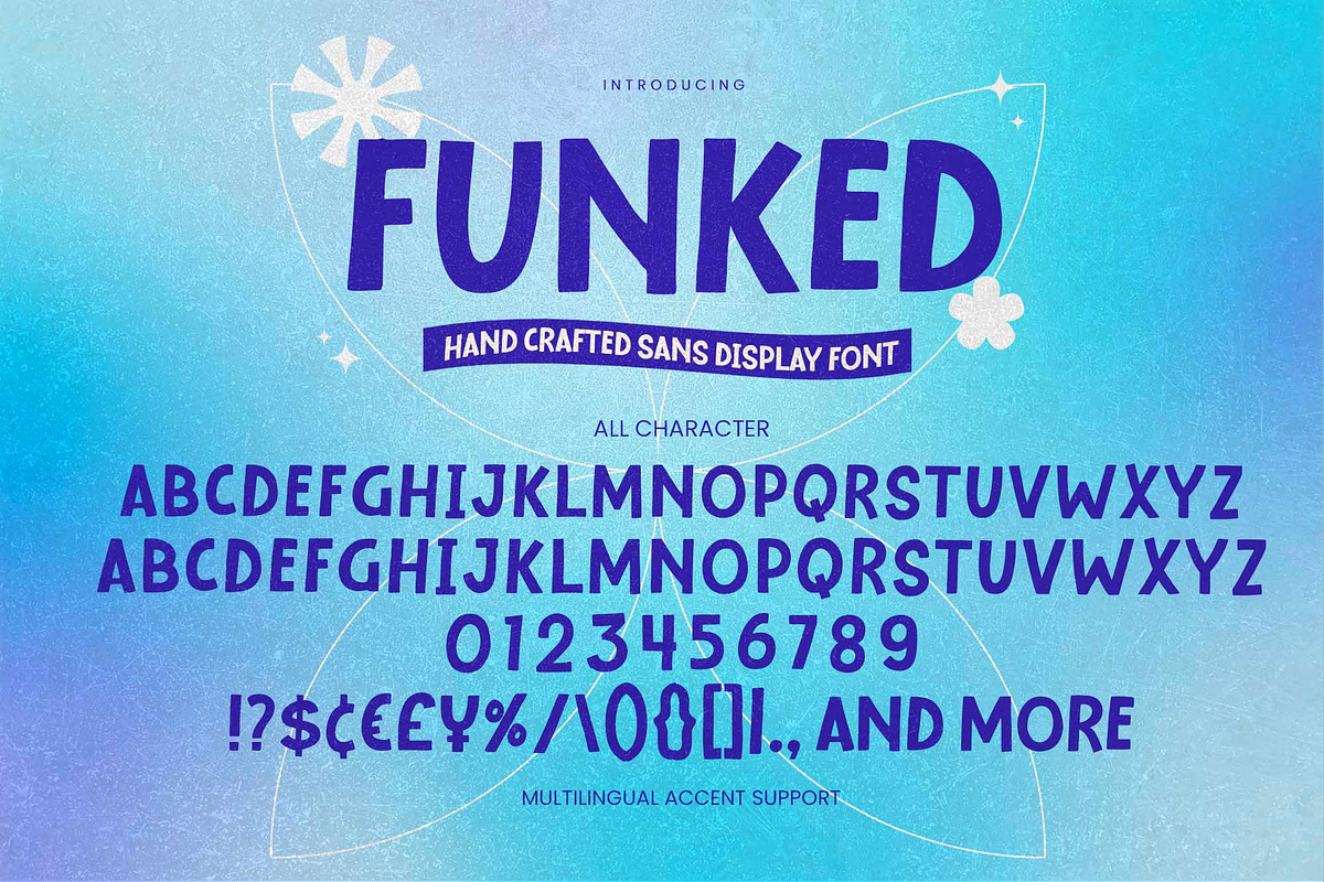 Funked - Hand Crafted Sans Display, a Sans Serif Font by Gassstype (Photo 6 of 8)