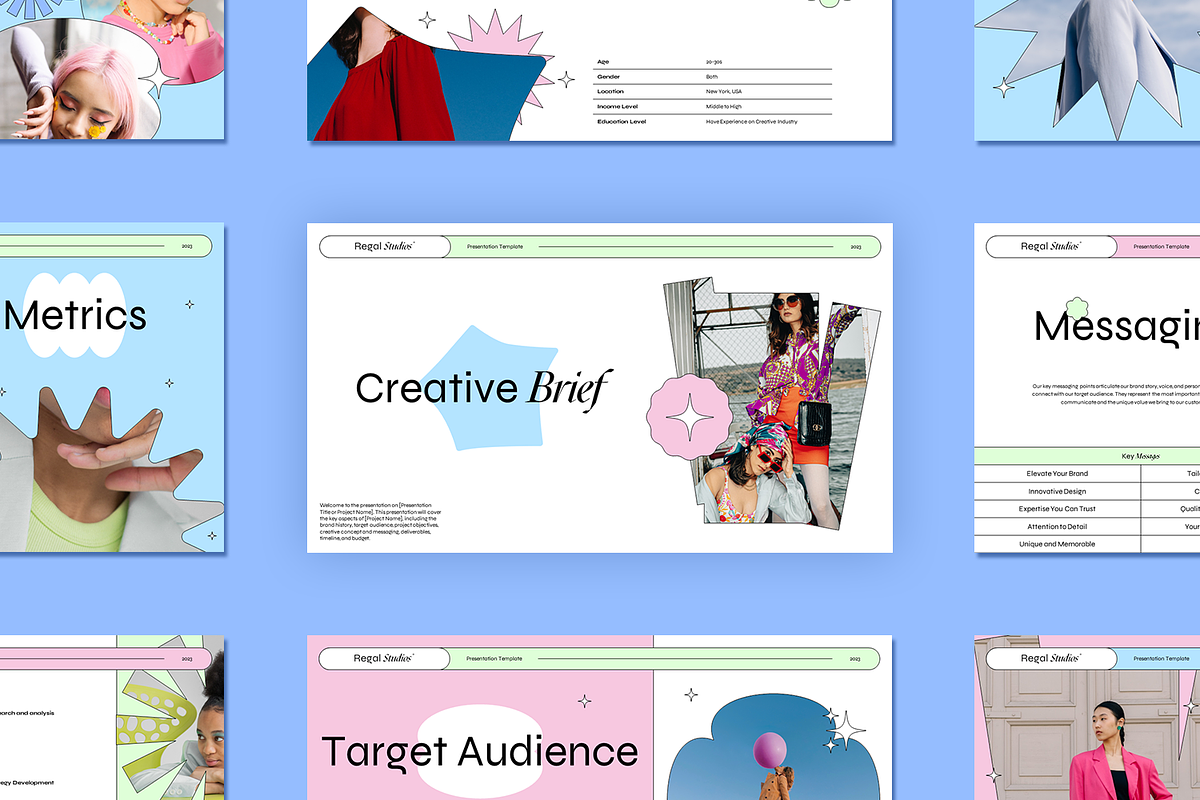 Regal - Creative Brief, a Presentation Template by Sixtysix Labs (Photo 3 of 8)