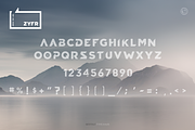 ZYFR - VINTAGE/MODERN DISPLAY FONT, a Sans Serif Font by GESTALT (Thumbnail 11 of 11)
