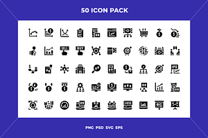 Trading icons, an Outline Icon by Wencory
