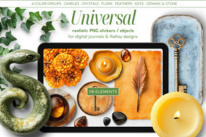 Universal Realistic PNG Objects