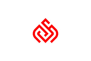 Creative SM MS Letter Logo Template