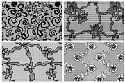 16 Lacy vector seamless patterns, a Pattern Graphic by tamara.comotomka (Thumbnail 5 of 6)