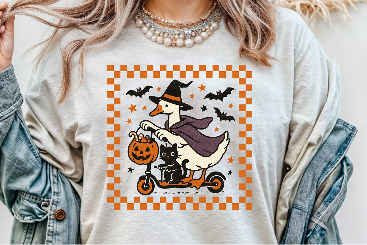 Funny Halloween Silly Goose Png,Boy, an Illustration by Sublimation Artist (Photo 3 of 9)