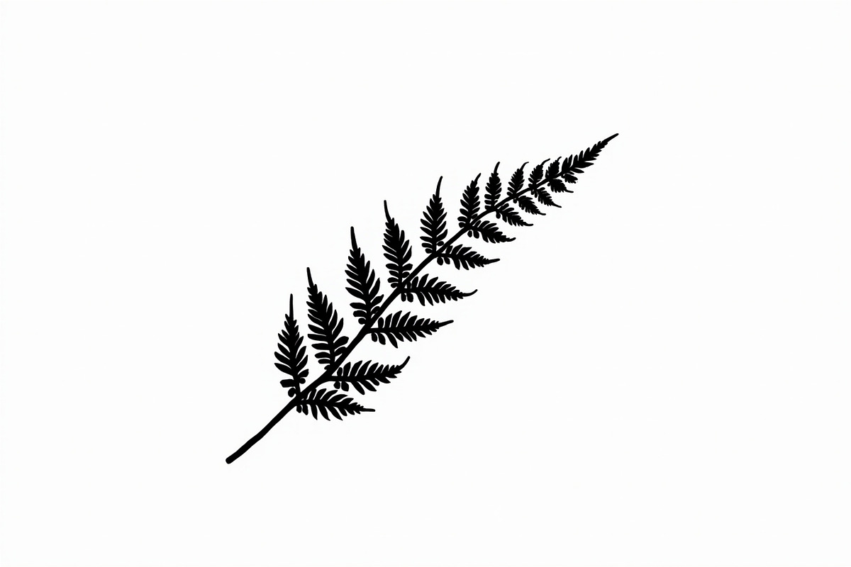 8 Fern Leaf Silhouette Bundle, an Illustration by BIPLOB EXPERT (Photo 5 of 9)
