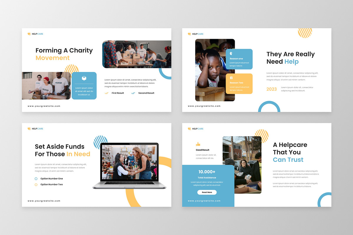 Helpcare - Charity PowerPoint, a Presentation Template by MtvtdArt (Photo 3 of 6)
