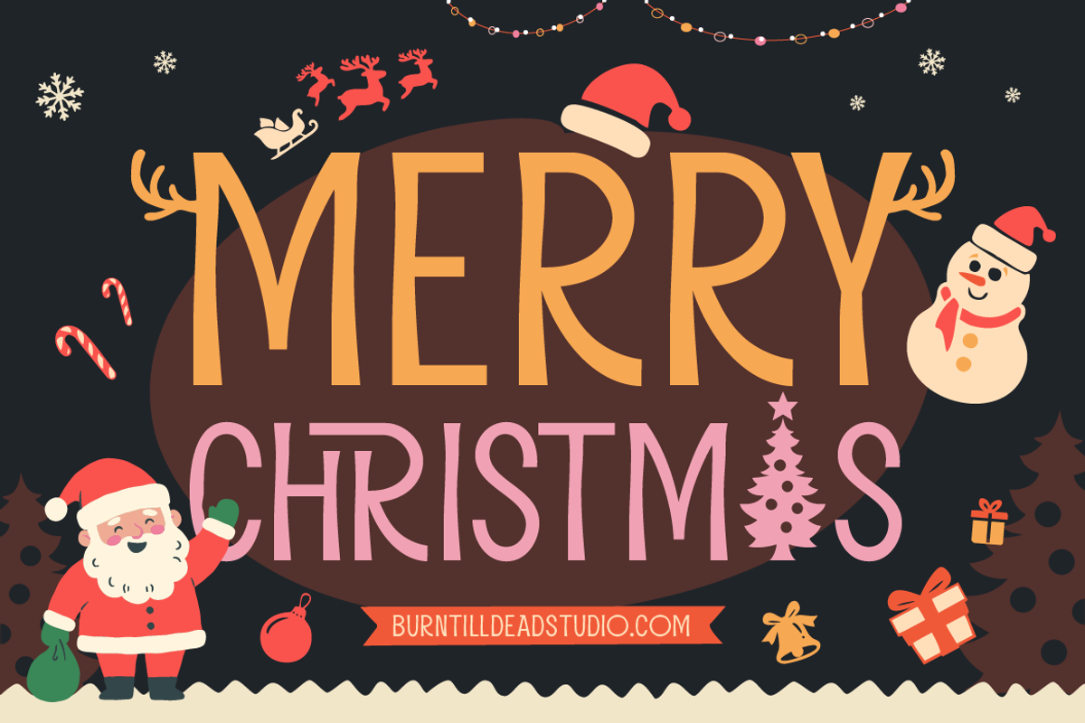 Santa Palma - Playful Christmas, a Sans Serif Font by Artisan Themes (Photo 12 of 12)