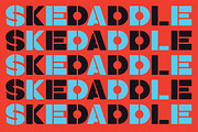 Slang Stencil Display Font, a Sans Serif Font by Fried Design Company (Thumbnail 11 of 15)