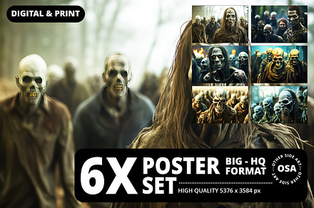 Walking Dead. Zombie Illustration, a Seasonal Illustration by Other Side Art