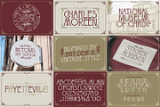 Vintage Font Bundle 5, a Symbol Font by Vintage Division (Thumbnail 12 of 12)