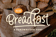 Breadfast - a Handwritten Font, a Script Font by Littlehand (Thumbnail 1 of 7)
