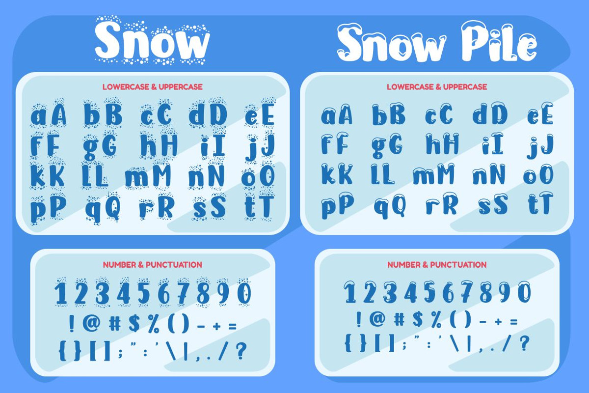 Snow Freeze - Quirky Winter Font, a Font by PutraCetol Studio (Photo 12 of 13)
