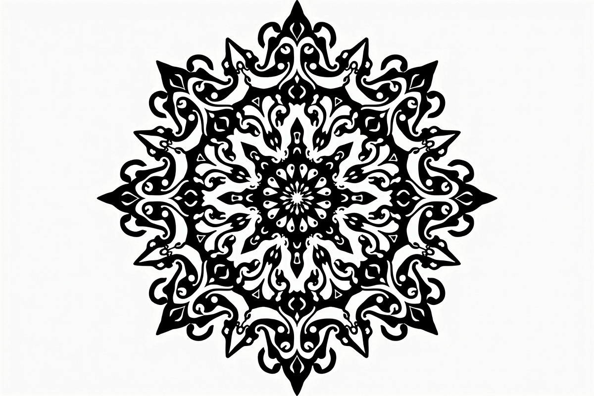 Elegant Mandala Design Bundle, an Illustration by Creativeshirt (Photo 5 of 9)