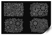 Flowers Coloring Pages, an Illustration by Katika Shop (Thumbnail 4 of 7)