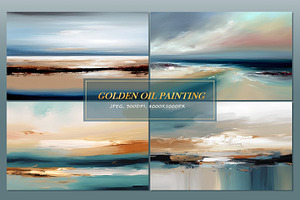 Abstract Oil Painting Wallpaper